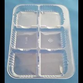 Ravioli Pasta Tray Base 6 Compartment Plastic 2250/Case