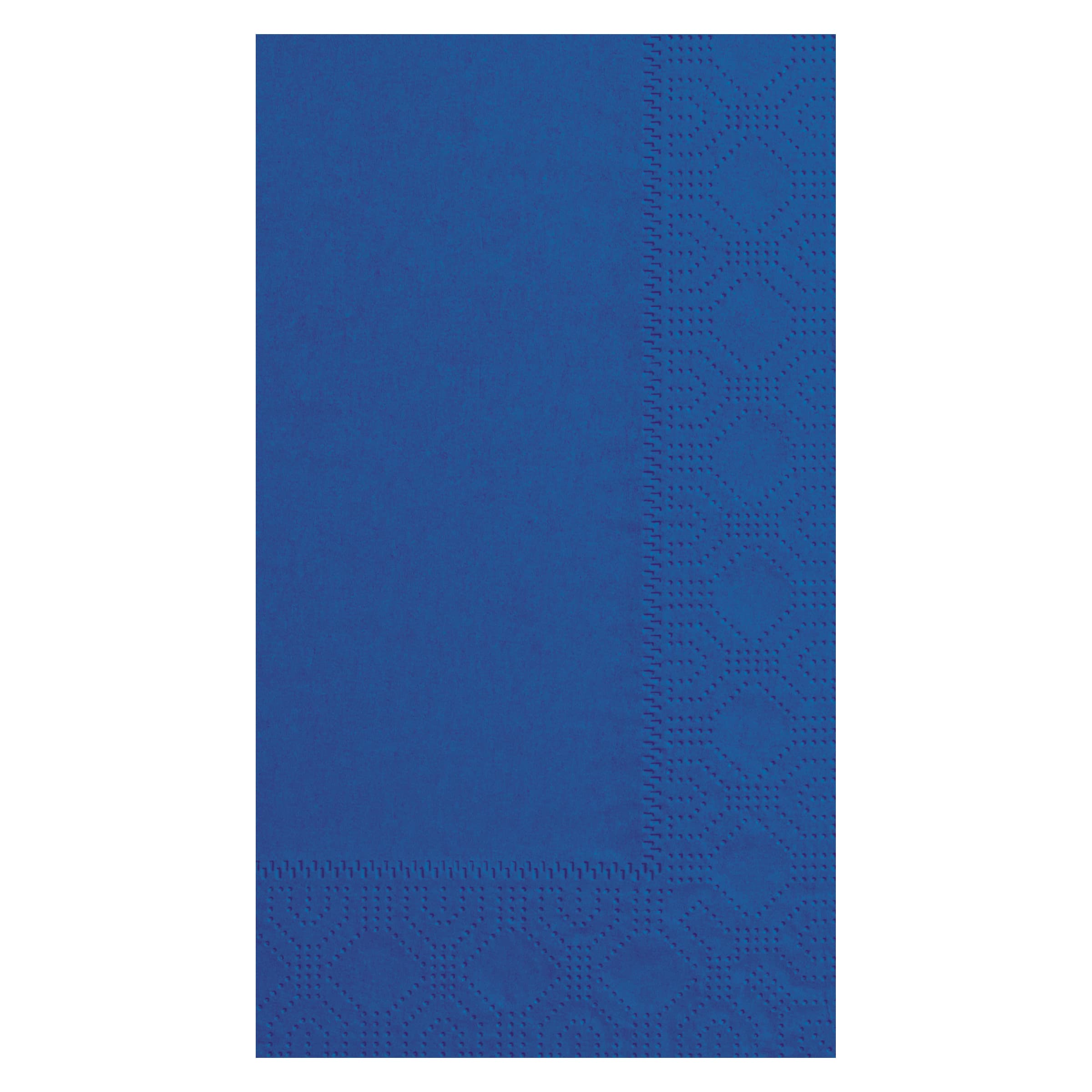 Dinner Napkins 15X17 IN Blue Paper 2PLY 1/8 Fold 1000/Case