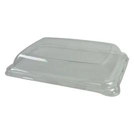 Lid Dome 6.1X8.3X1.3 IN PET Clear Rectangle For Container 300/Case