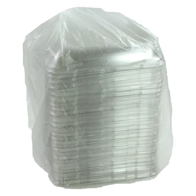 Lid Dome 6.1X8.3X1.3 IN PET Clear Rectangle For Container 300/Case