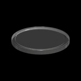 Lid Flat 4.645X0.313 IN LLDPE Clear Round For 8-16 OZ Cup 1000/Case