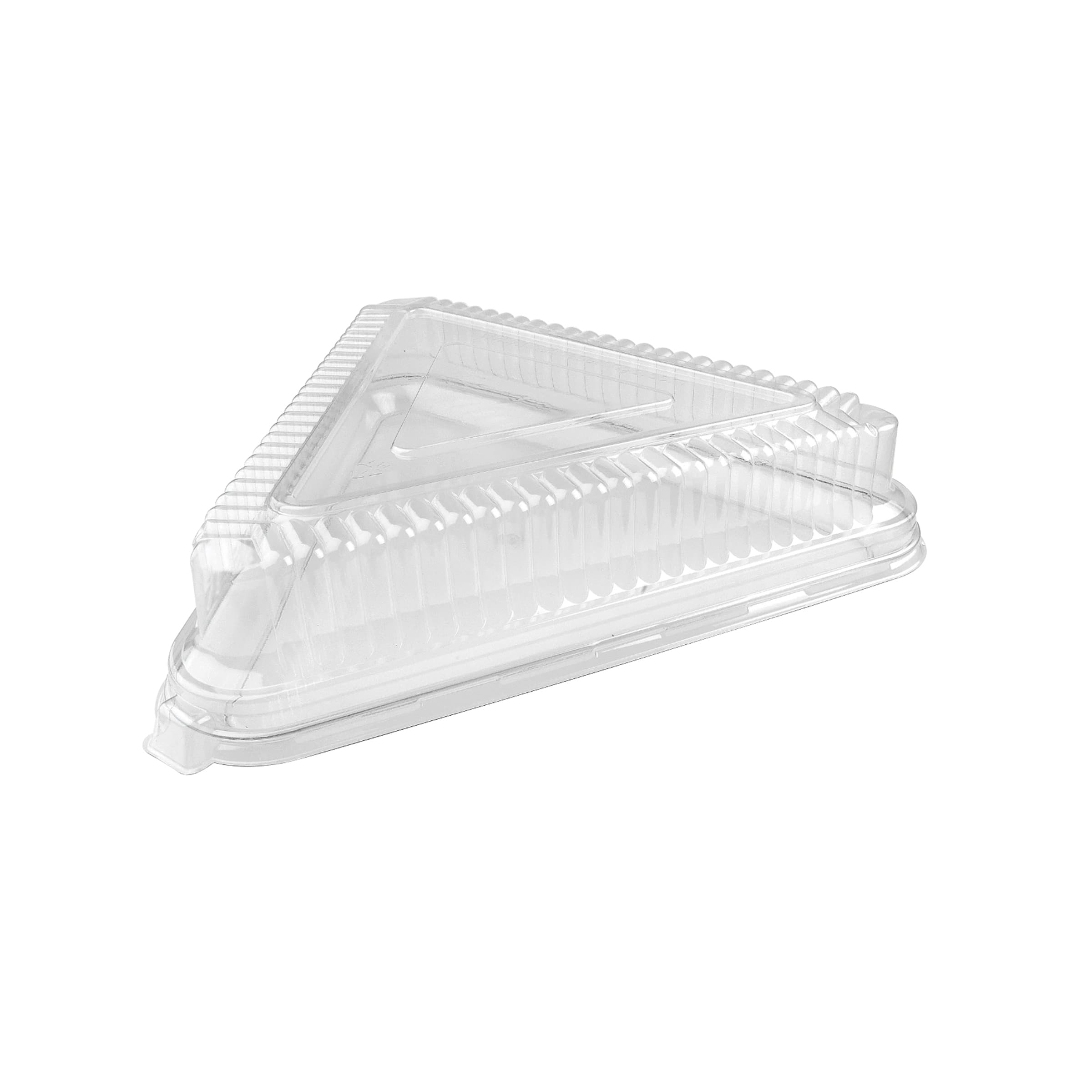 Lid Dome 16 IN PET Clear Triangle For Container 40/Case