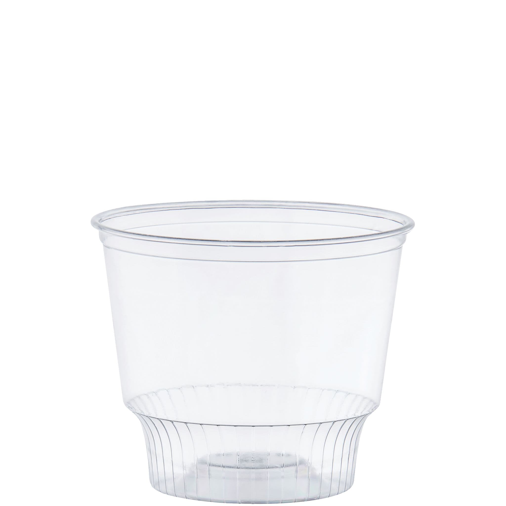 Solo® SoloServe® Dessert Container Base 12 OZ PET Clear Freezer Safe 50 Count/Pack 20 Packs/Case 1000 Count/Case