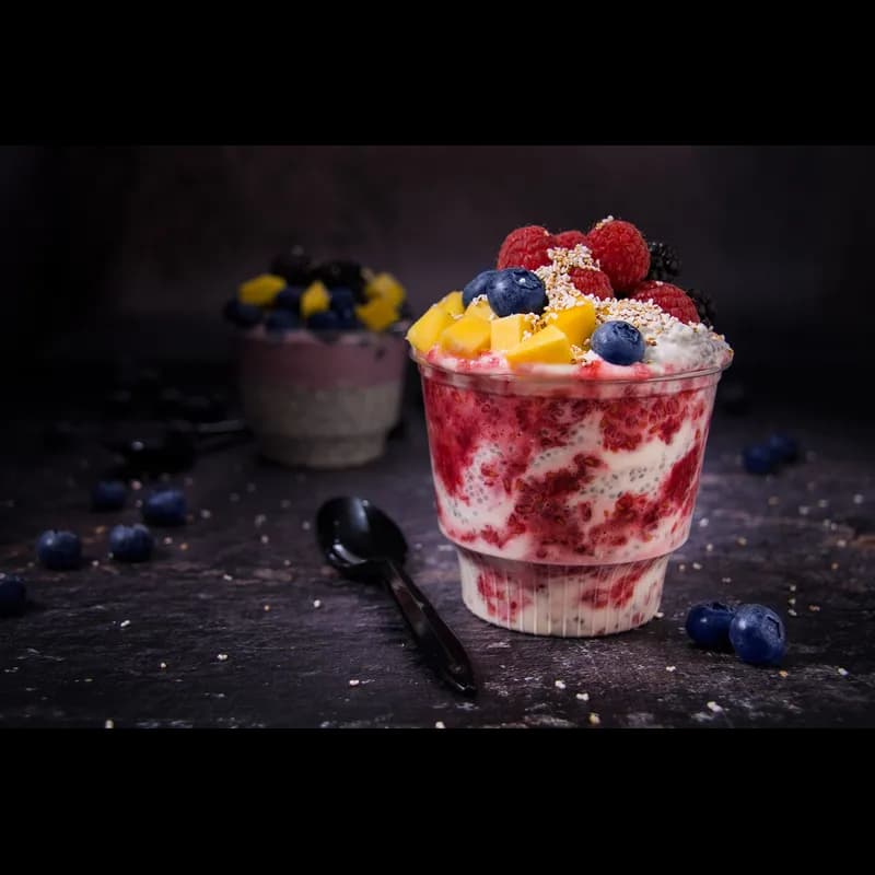 Solo® SoloServe® Dessert Container Base 12 OZ PET Clear Freezer Safe 50 Count/Pack 20 Packs/Case 1000 Count/Case