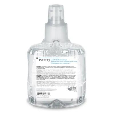 PROVON® Clear & Mild Hand Soap Foam 1200 mL 5.11X3.69X8.95 IN Fragrance Free Clear Dye Free For LTX-12 2/Case