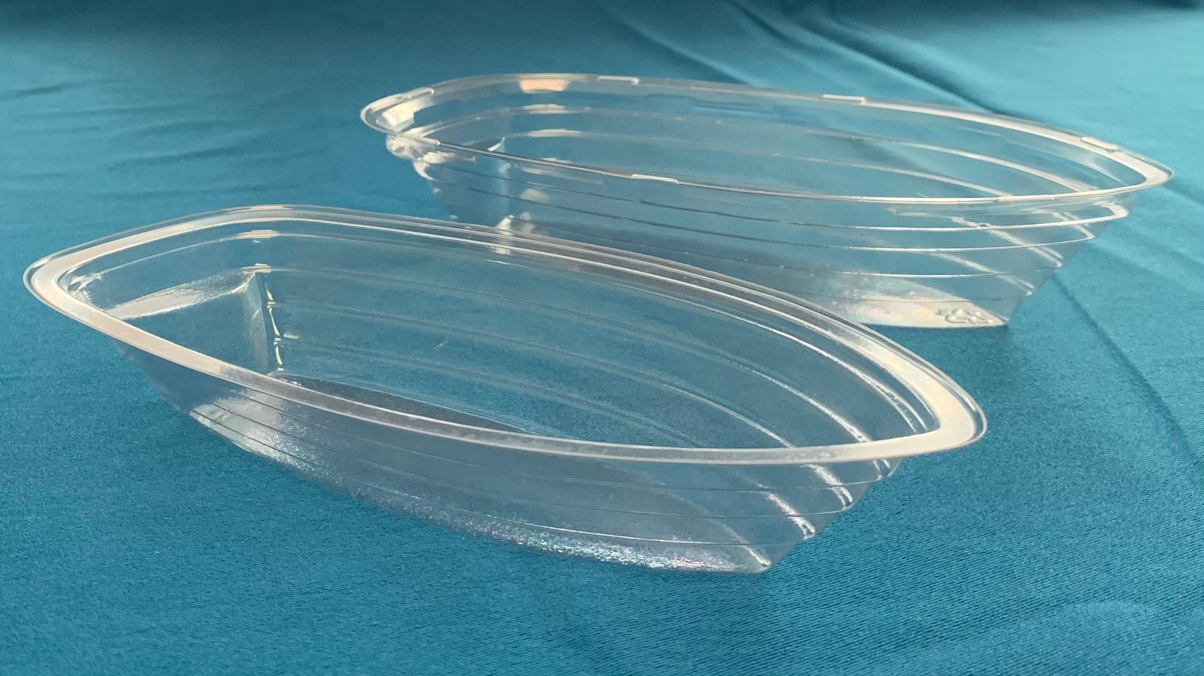 Banana Split Dessert Container Base 12 OZ OPS Clear 500/Case