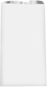 Bagcraft® Bag 5.25X3.5X12 IN 1 QT Foil-Lined Paper White Insulated 500/Case
