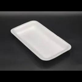 TR10P Meat Tray 10.75X5.75X0.625 IN Polystyrene Foam White Rectangle Heavy 400/Bundle