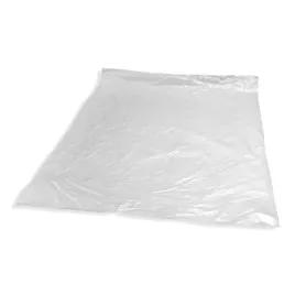 Utility Bag Roll 18X24 IN HDPE 0.6MIL Clear With Open Ended Closure FDA Compliant With Ties Flat 250/Roll