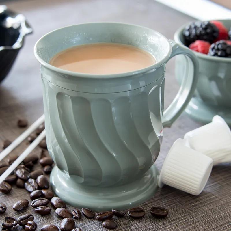 Cup Mug 8 OZ Urethane PP Green 48/Case