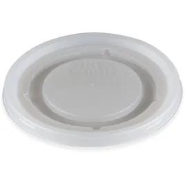 Dinex® Fenwick Lid Flat PS Translucent Round For 9 OZ Bowl 1000/Case