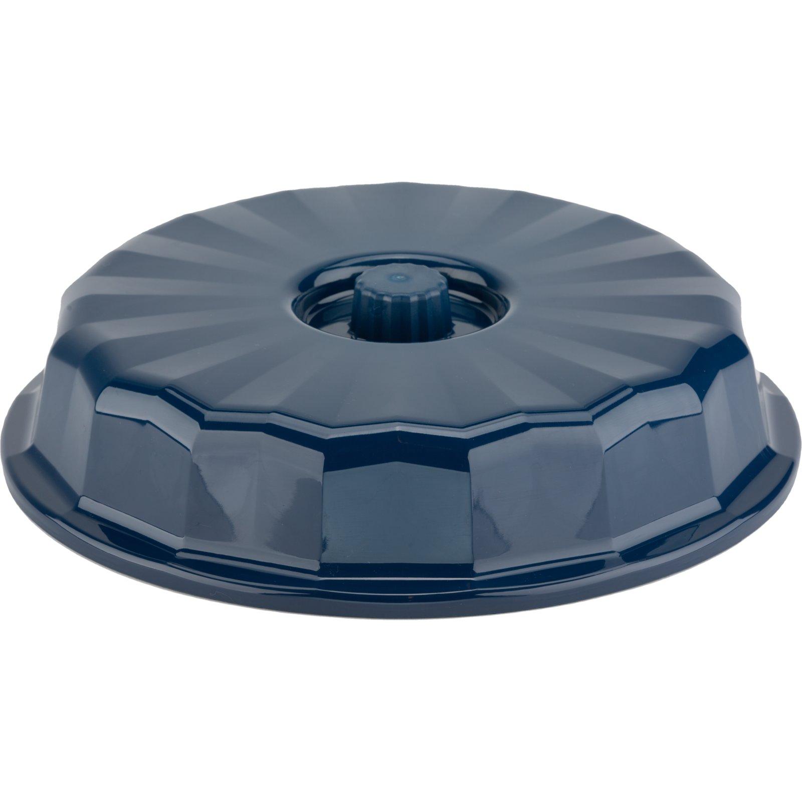 Dinex® Tropez® Plate Cover 9.50X2.25 IN Plastic Dark Blue 12/Case
