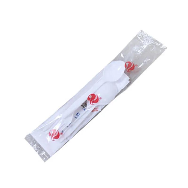 WNA 8PC Cutlery Kit Heavy Duty With Napkin,Fork,Knife,Teaspoon,Salt & Pepper,2 Sugar 250/Case