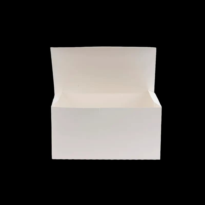 Take-Out Box Tuck-Top 9X5X4.5 IN Paper White Rectangle 250/Case