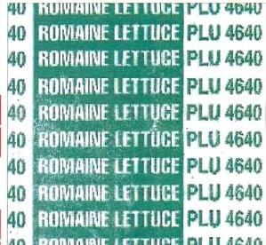 Romaine Lettuce Twist Tie 18X0.375 IN Green PLU #4640 300/Bundle