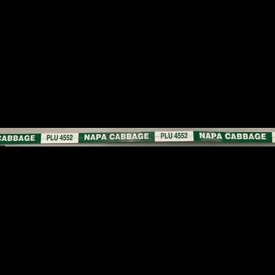 Napa Cabbage Twist Tie 18X0.375 IN Paper Green White 300/Bundle