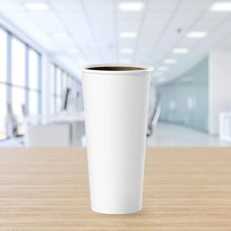 Solo® Hot Cup 24 OZ SSP White 25 Count/Pack 20 Packs/Case 500 Count/Case