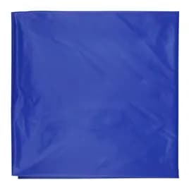 Table Cover 84 IN Plastic Blue Round 12/Case