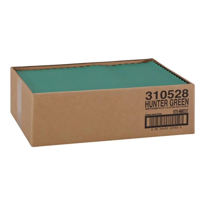 Placemat 9.75X13 IN Green Paper 1000/Case