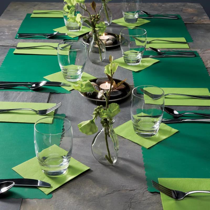 Placemat 9.75X13 IN Green Paper 1000/Case