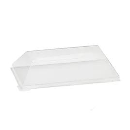 Lid 5.11X2.55X0.78 IN PET Clear Rectangle For Plate Freezer Safe 100 Count/Case