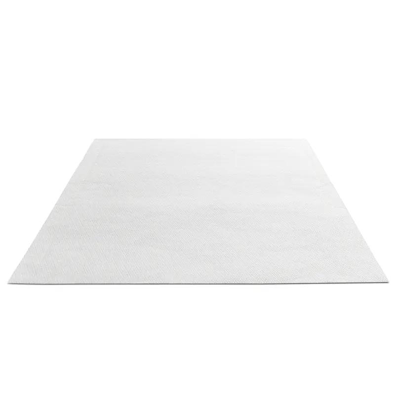 Table Cover 35.5X35.5 IN Paper White Embossed 250/Case