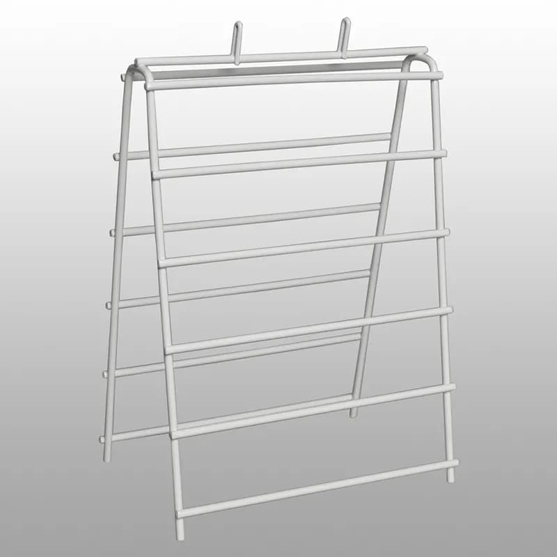 Saddle Stand 6X6.25X11.75 IN Metal Wire White 1/Each