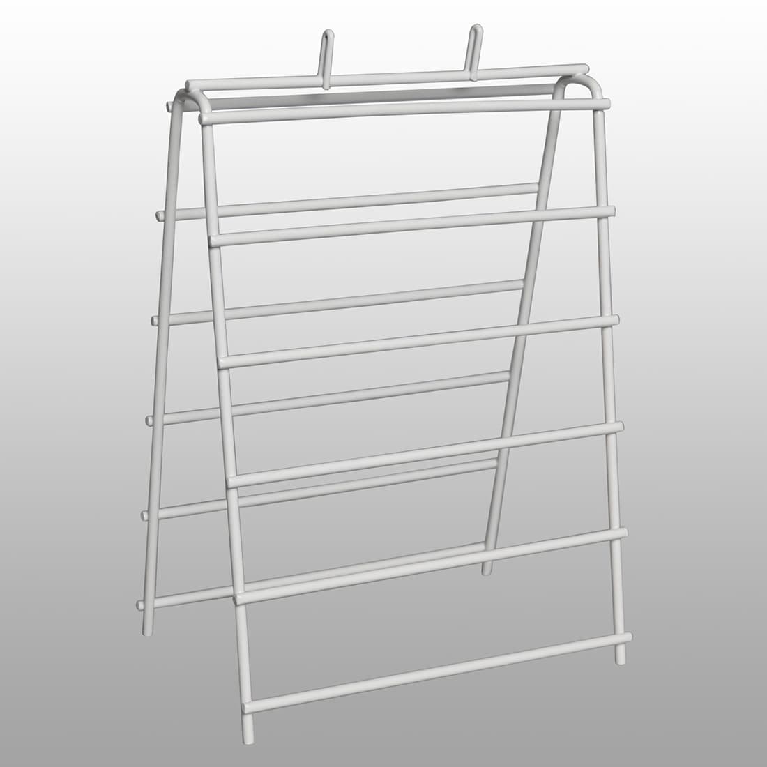 Saddle Stand 6X6.25X11.75 IN Metal Wire White 1/Each