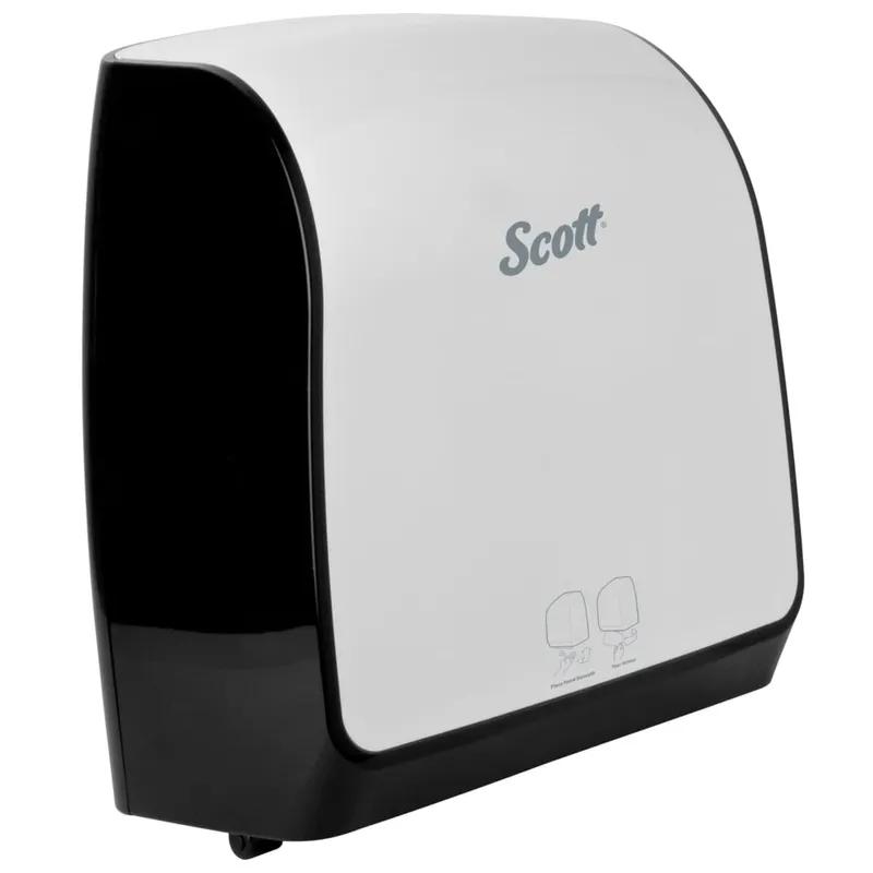 Scott® Pro Paper Towel Dispenser Blue Core 12.66X16.44X9.18 IN Plastic Wall Mount White Hard Roll Electronic 1/Each