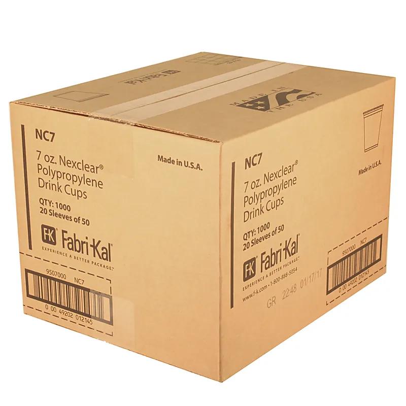 Nexclear® Cold Cup 7 OZ PP Clear 1000/Case