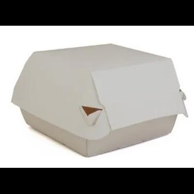 Take-Out Box Hinged 4.375X4.375X3.375 IN Paperboard White 500/Case