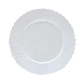 WNA Plate 10.25 IN Plastic White Round 144/Case