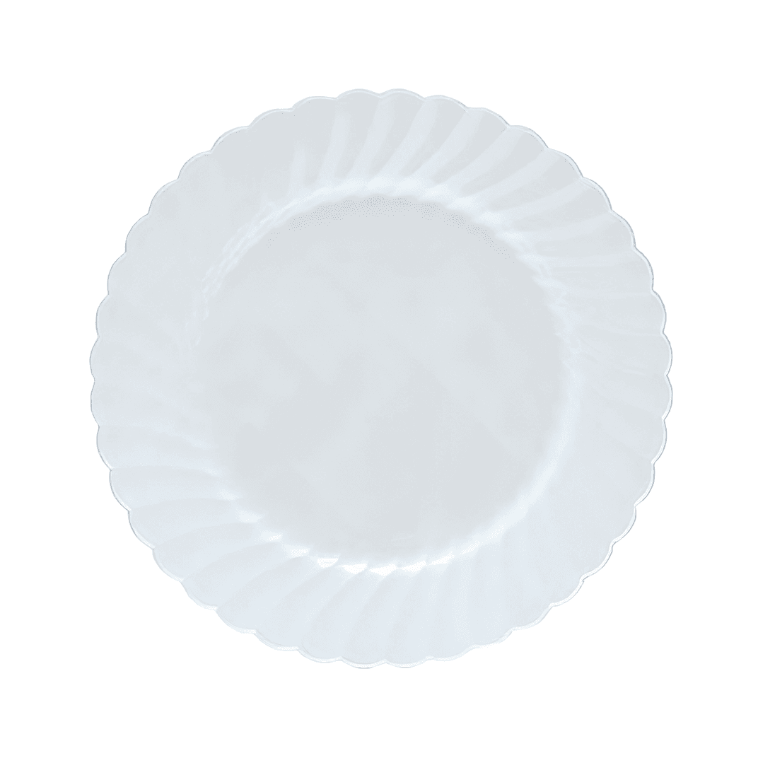 WNA Plate Plastic White 180/Case