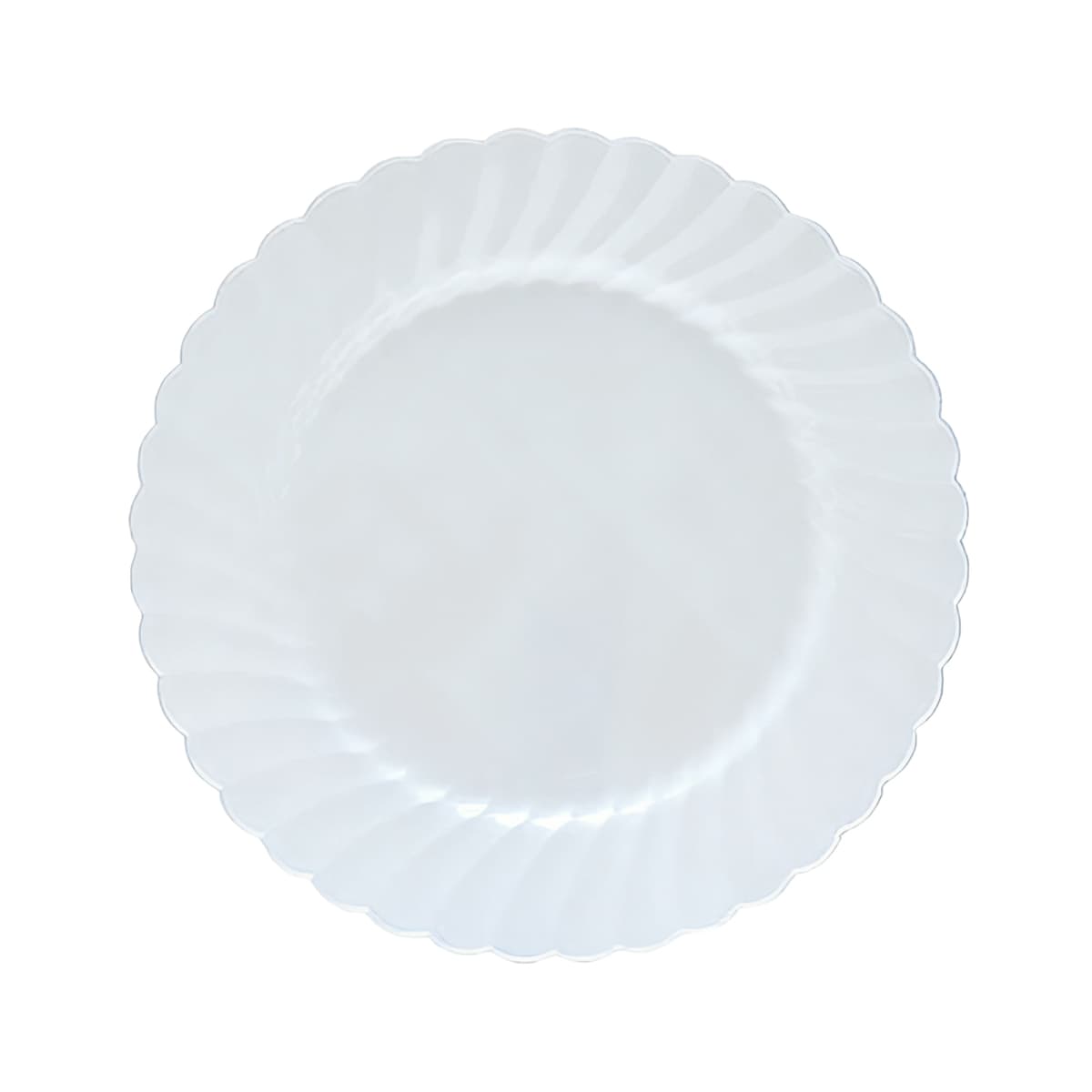WNA Plate Plastic White 180/Case
