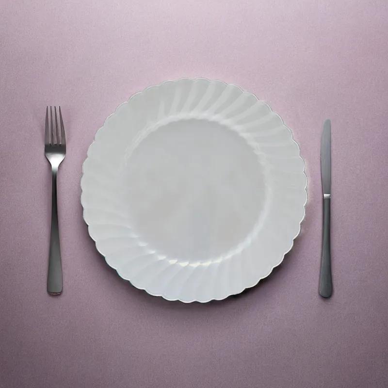 WNA Plate Plastic White 180/Case