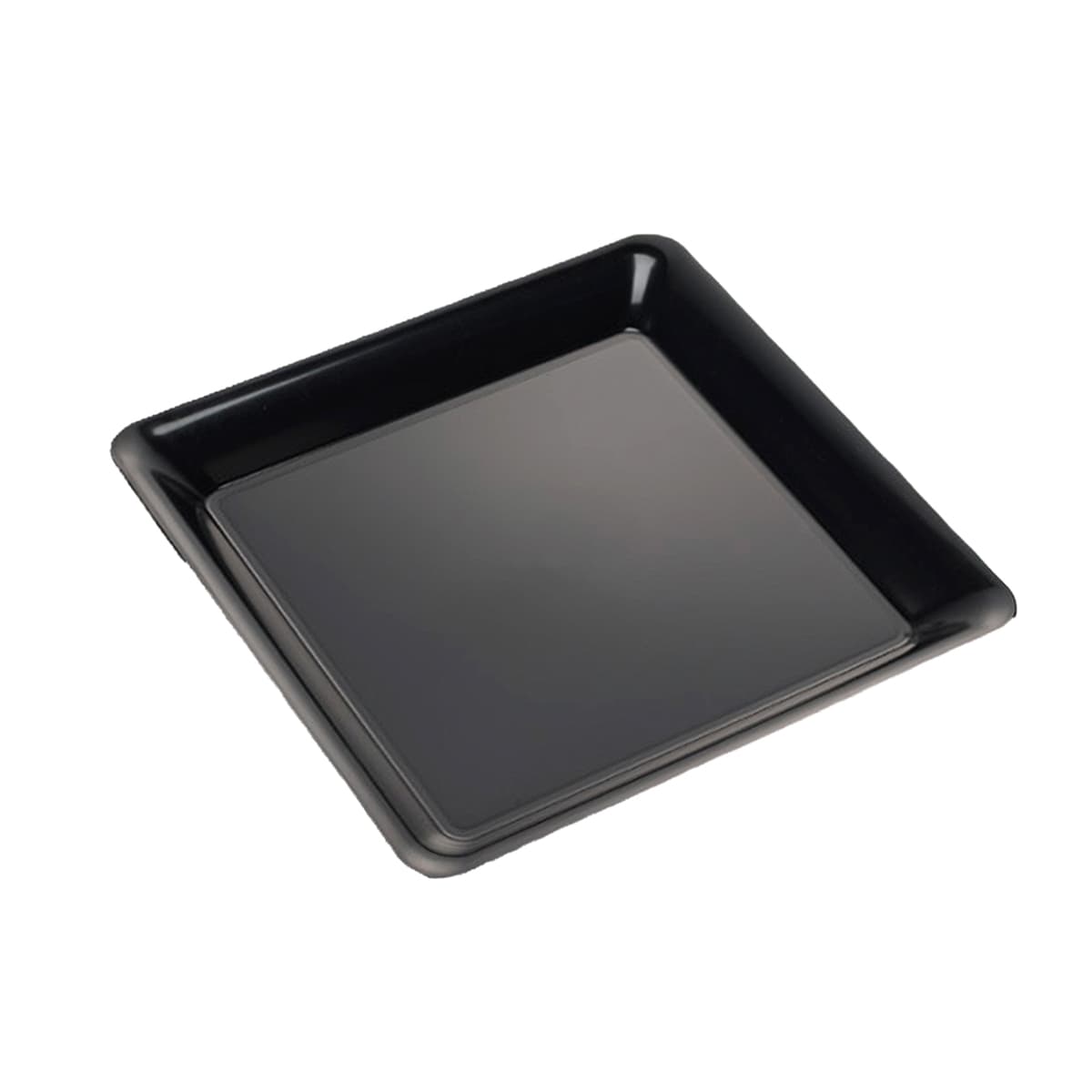 Serving Tray 14X14 IN PP Black Square 25/Case