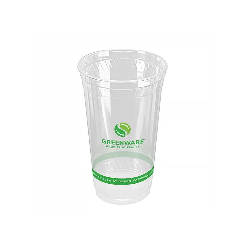 Greenware® Cup 32 OZ PLA Clear Stock Print 300/Case