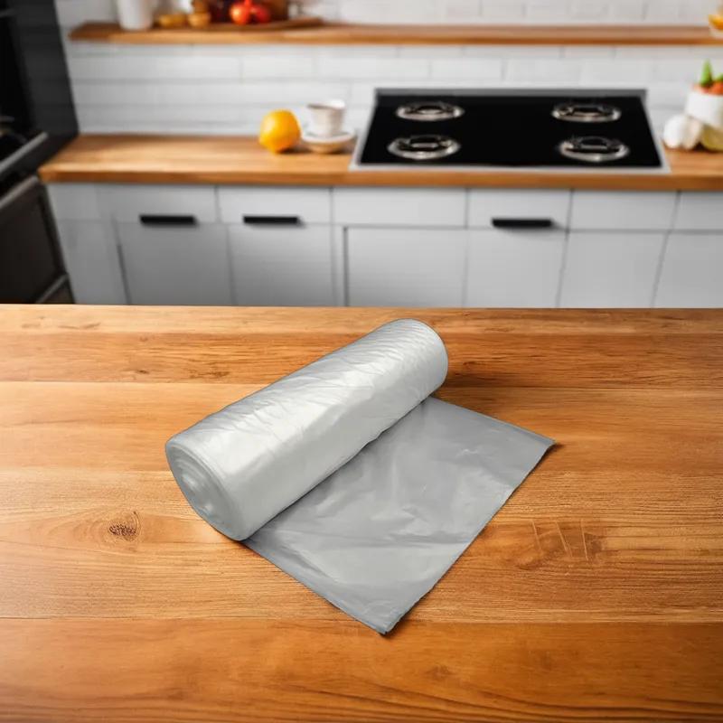 Victoria Bay Can Liner 20X22 IN Clear HDPE 6MIC Flat Pack 2000/Case