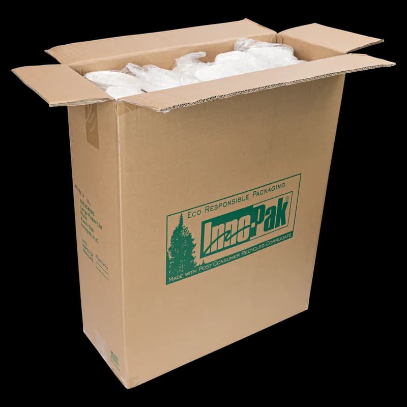 Lid Large (LG) Paper White For 16-24-32 OZ Squat Container 500/Case