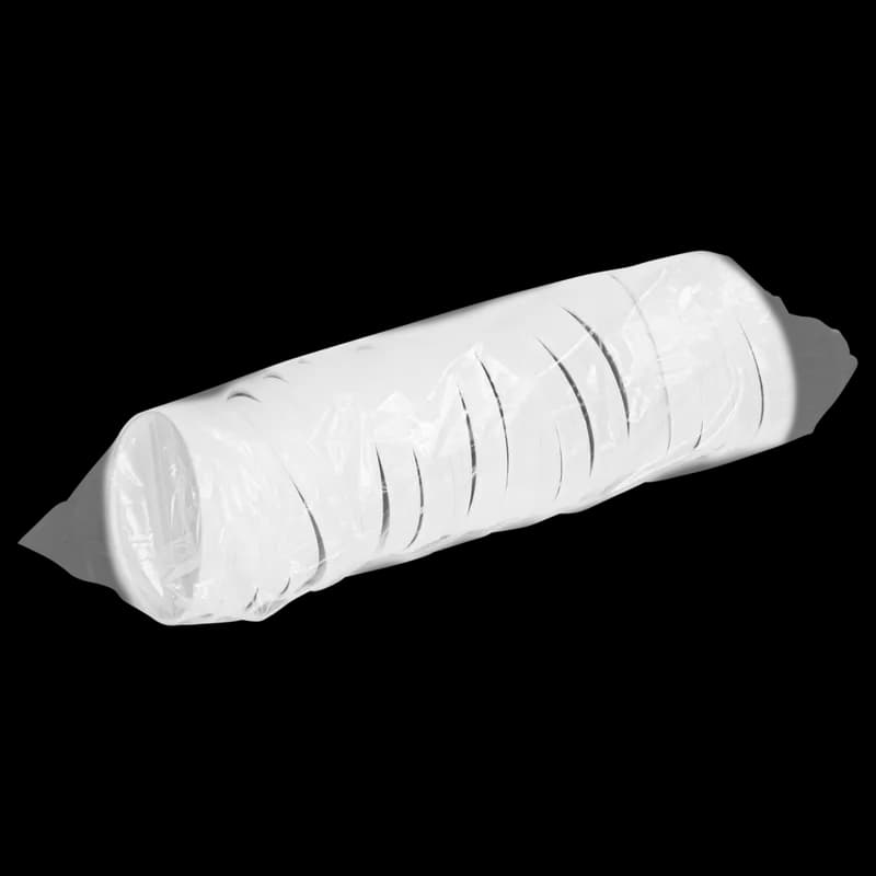 Lid Large (LG) Paper White For 16-24-32 OZ Squat Container 500/Case