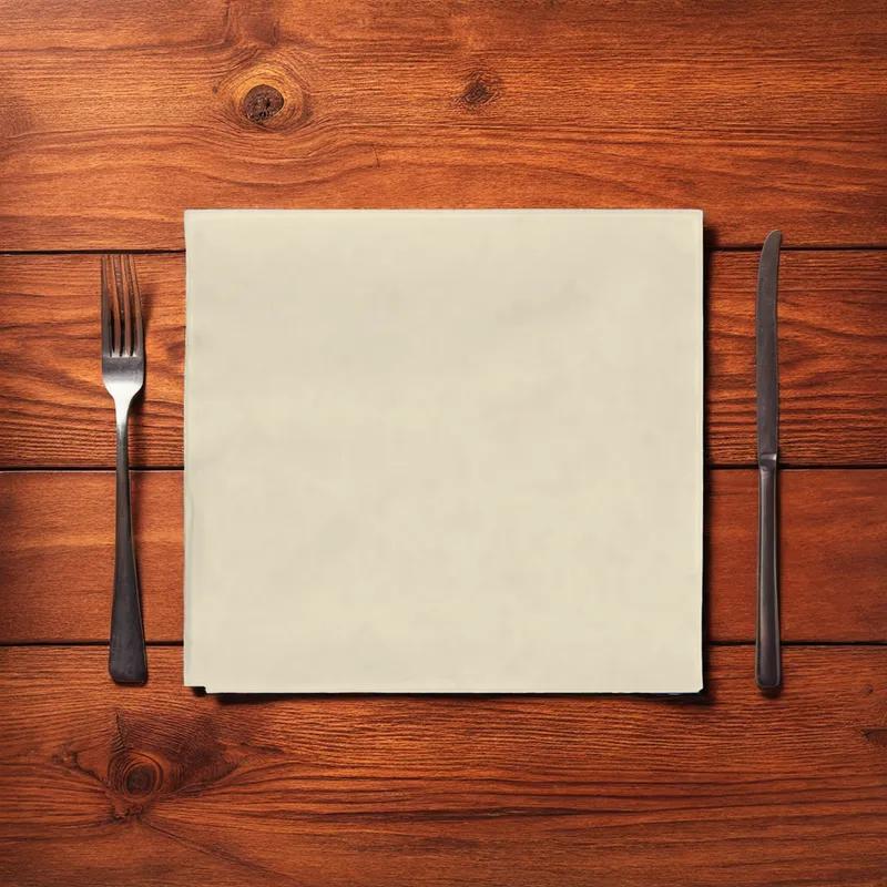 Beverage Napkins 10X10 IN White Linen Feel 2000/Case