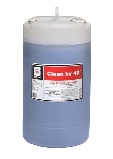 Clean by 4D® Light Fresh One-Step Disinfectant 15 GAL Mild Acid 1/Each