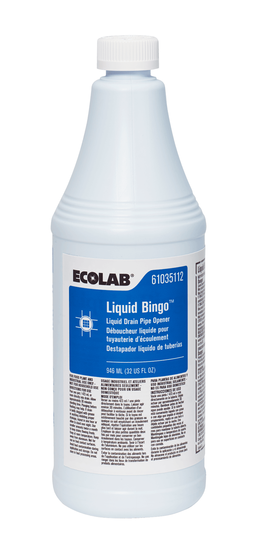 FaciliPro Bingo Drain Cleaner 32 OZ Liquid 12/Case