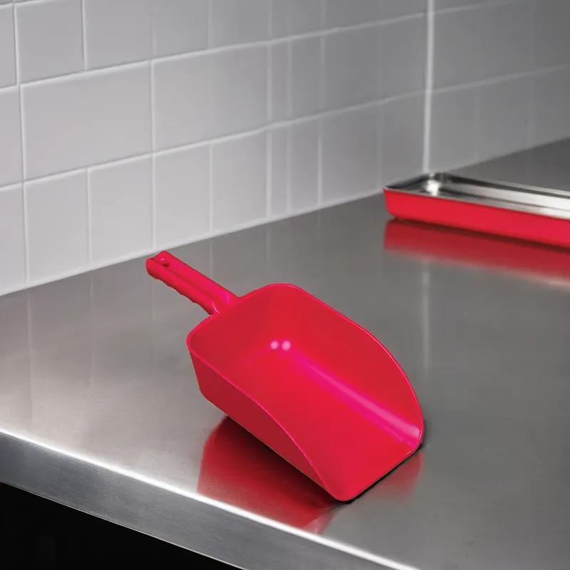 Vikan® Hand Scoop 15.1X5.9X3.3 IN 82 OZ PP Red 1/Each