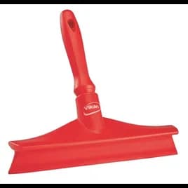 Vikan® Squeegee 9.6X2X4.1 IN Polypropylene (PP) Thermoplastic Elastomers (TPE) Rubber Red Single Blade 1/Each