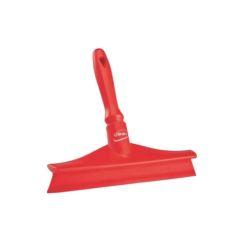 Vikan® Squeegee 9.6X2X4.1 IN Polypropylene (PP) Thermoplastic Elastomers (TPE) Rubber Red Single Blade 1/Each