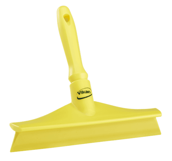 Squeegee 9.6X2X4.1 IN Polypropylene (PP) TPE Ylw Sngl Bld Ultra Hygiene Table W/Mini Hndl 1/Each