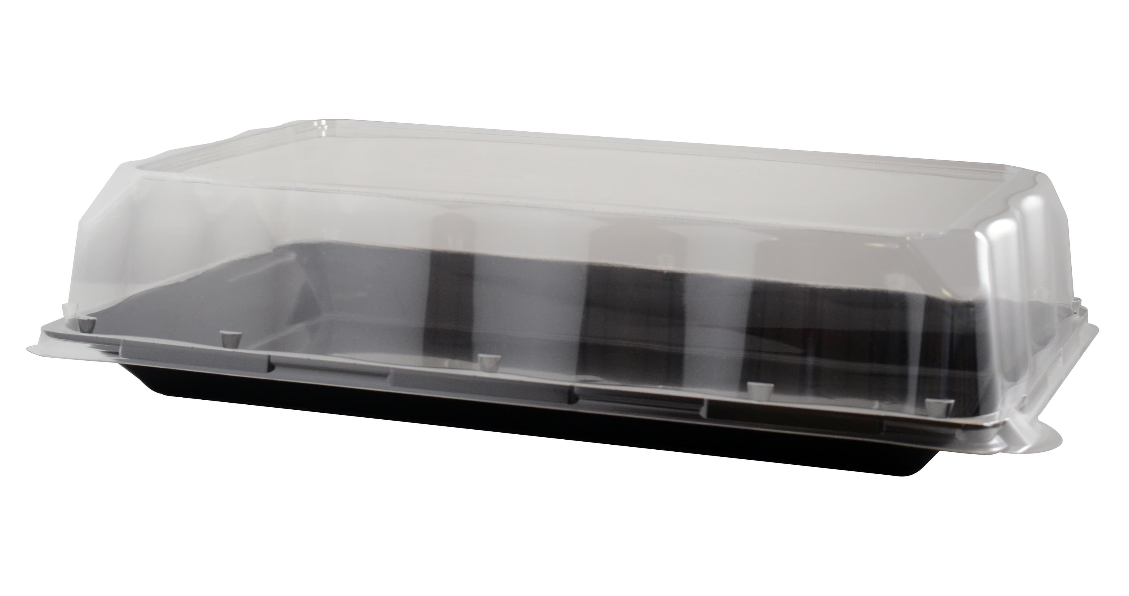 Lid Dome 18X12 IN PET Clear Rectangle For Container 40/Case