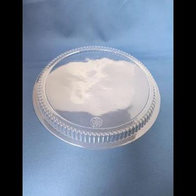 Lid Dome 10 IN Plastic Clear Round For Container Unhinged 250/Case