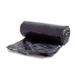 Rhino-X® Can Liner 24X24 IN 10 GAL Black HMW-HDPE 6MIC Coreless Star Seal 50 Count/Pack 20 Packs/Case 1000 Count/Case